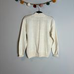 Vintage paisley embroidered pastel cardigan sweater Pink Photo 1