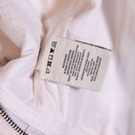 Alice + Olivia  Thersa Zip Front Cotton Stretch Denim Tank Mini Dress White 2 Photo 2