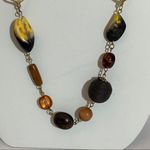 Cookie Lee  Long Gold and Bead Necklace Photo 3