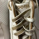 FootJoy  GREEN JOY WO SIZE 7.5 GOLF SHOES OFF WHITE AND TAN GOOD USED CONDITIONI Photo 2