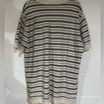 Lucky Brand Striped Oversized Sweater shirt X-Large Photo 2