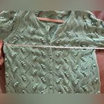 Sézane Sezane Marthe 100% Cotton Knit Jumper Cardigan Almond Green Photo 5