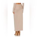 NBD  Tosca Fold Over Maxi Skirt in Taupe Photo 1