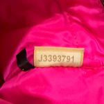 Dooney & Bourke North South Triple Zip Orange Nylon Embroidered Duck Crossbody Photo 11