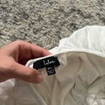 Lulus LULU’S Floral Flair White Crochet Tie Back Halter Maxi Dress Photo 5