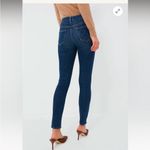 MOTHER Denim Mother High Waisted Looker In Teaming Up Wash Skinny Ankle Jeans, 25 Photo 6