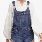 Free People We the Free Summer Babe Cut-Off Overalls Sz 26 Photo 1