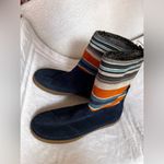 Wrap Boots. Toms Wrap Boots. Blue/ colorful W8.5 Comfy lightweight bootie Photo 14