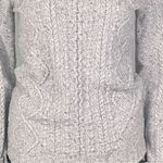 BODEN light grey heather chunky cable and mixed knits sweater Size 6 EUC Gray Photo 8