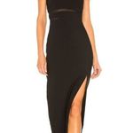 Likely  Vas Strapless Mesh Evening Gown Black Womens Size 8 Photo 0