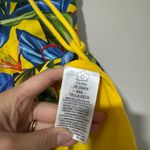 Farm Rio Bright Nature Linen Halter Minidress Size XXS Photo 4