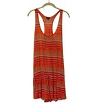 Splendid Orange And Gray Sun Sational Striped Sleeveless Burnout Romper Size S Photo 3