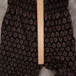 Anthropologie The Somerset Jumpsuit MP Black Printed Wide Leg Women's XS Boho Photo 9