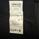 Armani Collezioni  100% Silk Black‎ Pencil Skirt Womens 2 Straight Office Siren Photo 6