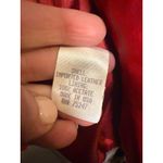 Saks 5th Avenue VTG Saks x Siena Red Leather Bomber Jacket Women's Sz. S Photo 8