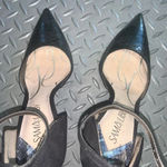 Sam & Libby  studded black heels goth studded classic designer spring formal boho Photo 3