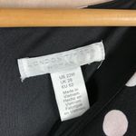 London Times LONDON TIME Black/Blush Pink 22W Ombre Dots Cap Sleeve Crepe Dress Photo 3