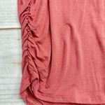 Inner Beauty Mauve Short Dolman Sleeve Single Shoulder Cutout Shirred Hem Top Size L Photo 7