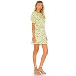 Faithfull the Brand Florence Mini Dress Luda Lime Floral Size Small NWT Photo 2