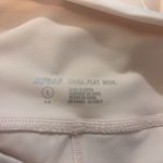 Aerie Offline Real Me Size Large Blush Pale Pink Leggings Mesh Cut Out Pockets Photo 10