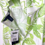 NEW Deadstock Y2K Green Floral Cotton Knee Photo 4