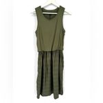 prAna  Cargo Green Perry Midi Dress‎ XS NWT Photo 3