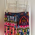 Anthropologie XS, fits like M Velvet Joggers Pants Victorian Patchwork Boho Photo 3