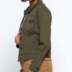 PROSPERITY Jolene Stretch Denim Jacket Olive Medium NWT STITCH FIX Green Photo 2