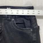 Western Blue Black Jeans Bootcut Rhinestone Embellished Denim Jeans Sz 26 Photo 2