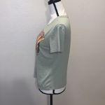 MTV music television green floral short sleeve shirt Photo 2