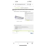 Walter Genuin COCO BALLERINA Leather Ballet Silver Metallic Flats Shoes Italy 10 Photo 9