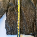 American Vintage Vintage Women’s Touch Woven Oversize Suit Jacket Blazer Grey Black Medium Photo 9