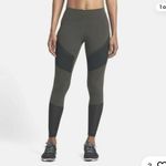 Nike  Leggings‎ Power Legendary Mid-Rise Training Tights Olive Green Women Medium Photo 2