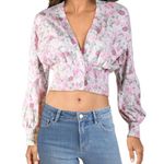 INC Sybil Blooms Floral Cropped Cardigan Photo 9