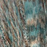 Emma James Emma E James Metallic Multi Color Knitted Winged Sleeve Sweater Size Small Photo 6