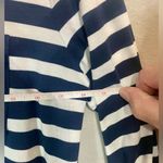 Anne Klein  Woman’s Top Gold Buttons Blue & White Strips (111) Photo 5