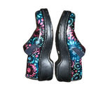 Klogs Naples Women’s Clogs 7.5M Floral Leather Slip Resistant Comfort Used Size 7.5 Photo 4