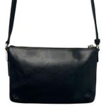 Coach Crossbody Bag Womens Black Pebbled Leather Adjustable Strap Purse Handbag Photo 6