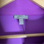 Talbots T by AirKnit Stretch Dolman Sleeve Jacket Purple Size XL NWOT Photo 3