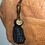 The Sak  brown shoulder bag purse tote three zip close pouches outside pockets Photo 1