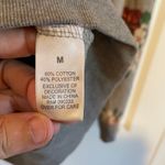 On the Byas  PacSun Gray Sweatshirt with Floral Accents size Medium Photo 6