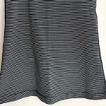 Lululemon Cool Racerback Tank Top, Black and White Striped, Size 4 Photo 4