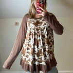 Hailey & Co. . : Cow Print Corduroy Long Sleeve Photo 0