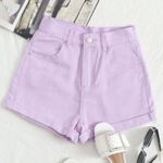 SheIn Purple Shorts  Photo 1