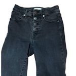 Madewell  9" High-Rise Skinny Jeans in Berkeley Black: Button-Through Edition Sz Photo 2