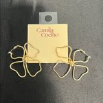Camila Coelho  | Gold Floral Earrings Photo 3