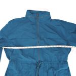 Spiritual Gangster  Natasha Teal Blue Jacket Rain Mac / Trench Coat - Size M -NEW Photo 8