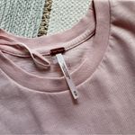 Free People Pink Orange Ombré Dip Dye Short Sleeve Slouchy Maxi Dress Medium Photo 10