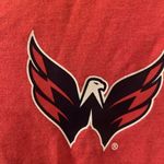 NHL Washington Capitals Women's Long Sleeve Shirt Hockey Size Medium Red Photo 3