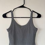 Girlfriend Collective NWOT  Grey Tank top Scoop Neck Bodysuit Small Photo 1